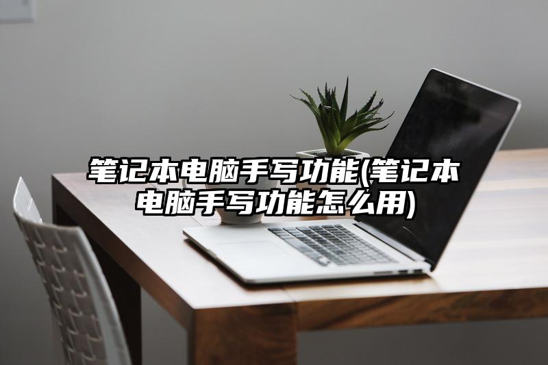 筆記本電腦手寫功能(筆記本電腦手寫功能怎么用)