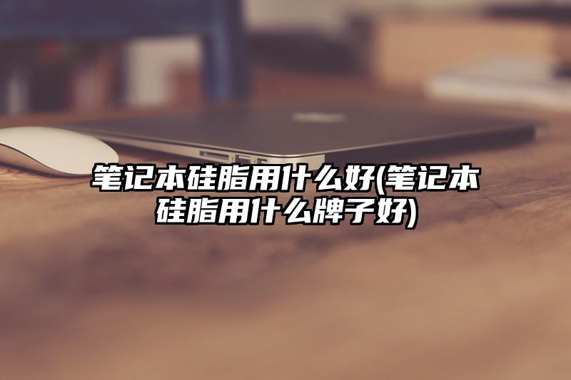 筆記本硅脂用什么好(筆記本硅脂用什么牌子好)