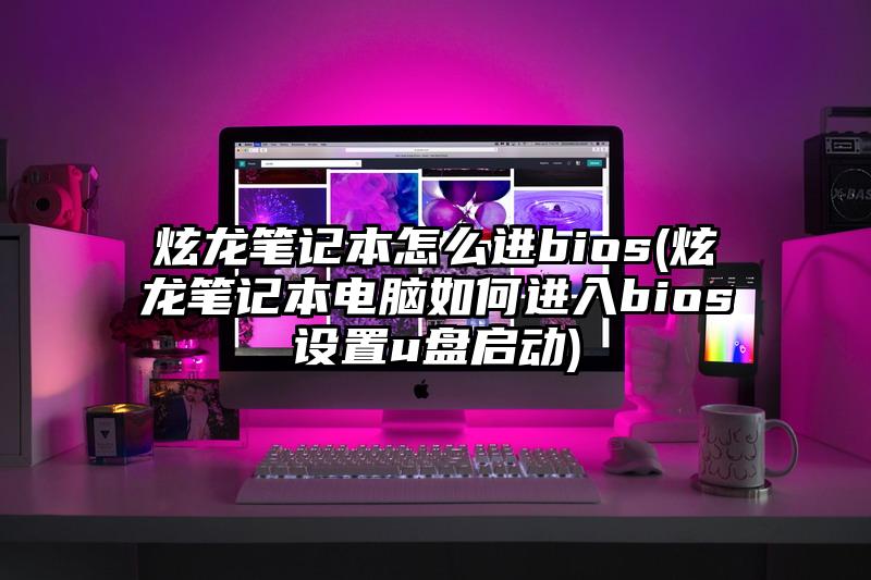 炫龍筆記本怎么進bios(炫龍筆記本電腦如何進入bios設置u盤啟動)