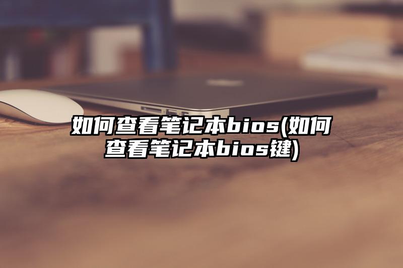 如何查看筆記本bios(如何查看筆記本bios鍵)