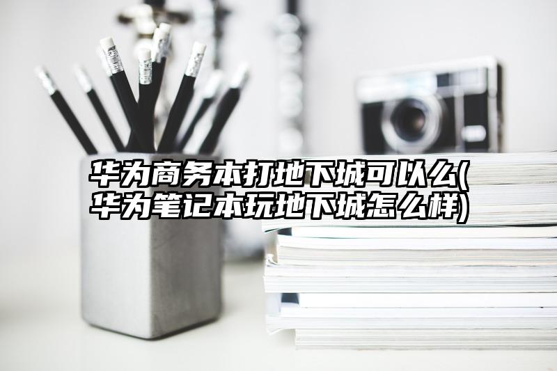 華為商務本打地下城可以么(華為筆記本玩地下城怎么樣)