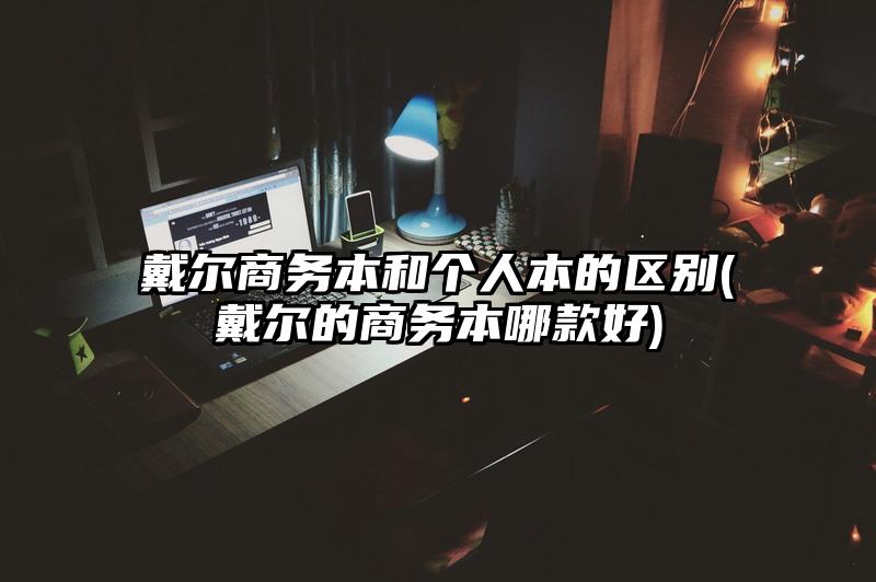 戴爾商務本和個人本的區別(戴爾的商務本哪款好)