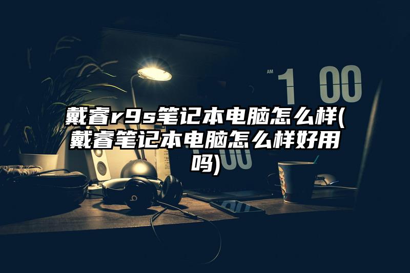 戴睿r9s筆記本電腦怎么樣(戴睿筆記本電腦怎么樣好用嗎)