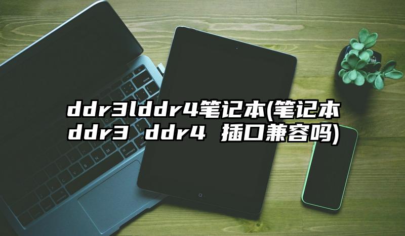 ddr3lddr4筆記本(筆記本ddr3 ddr4 插口兼容嗎)