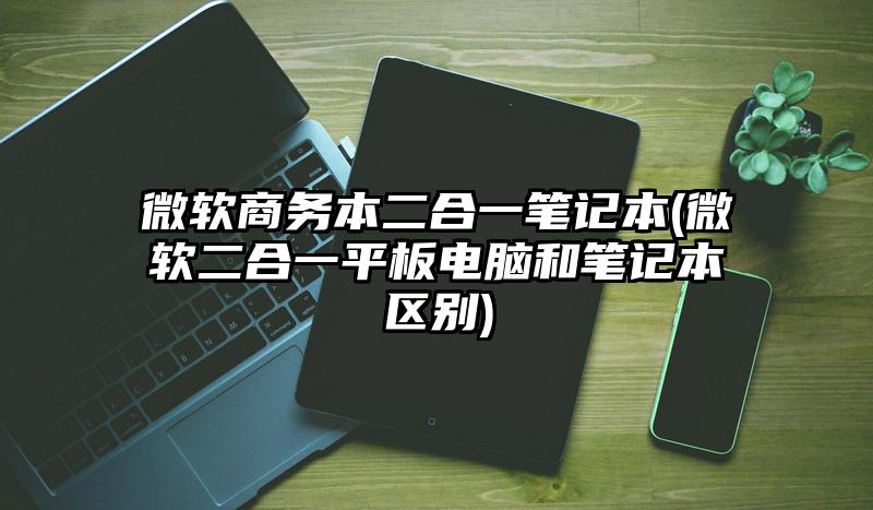 微軟商務本二合一筆記本(微軟二合一平板電腦和筆記本區別)